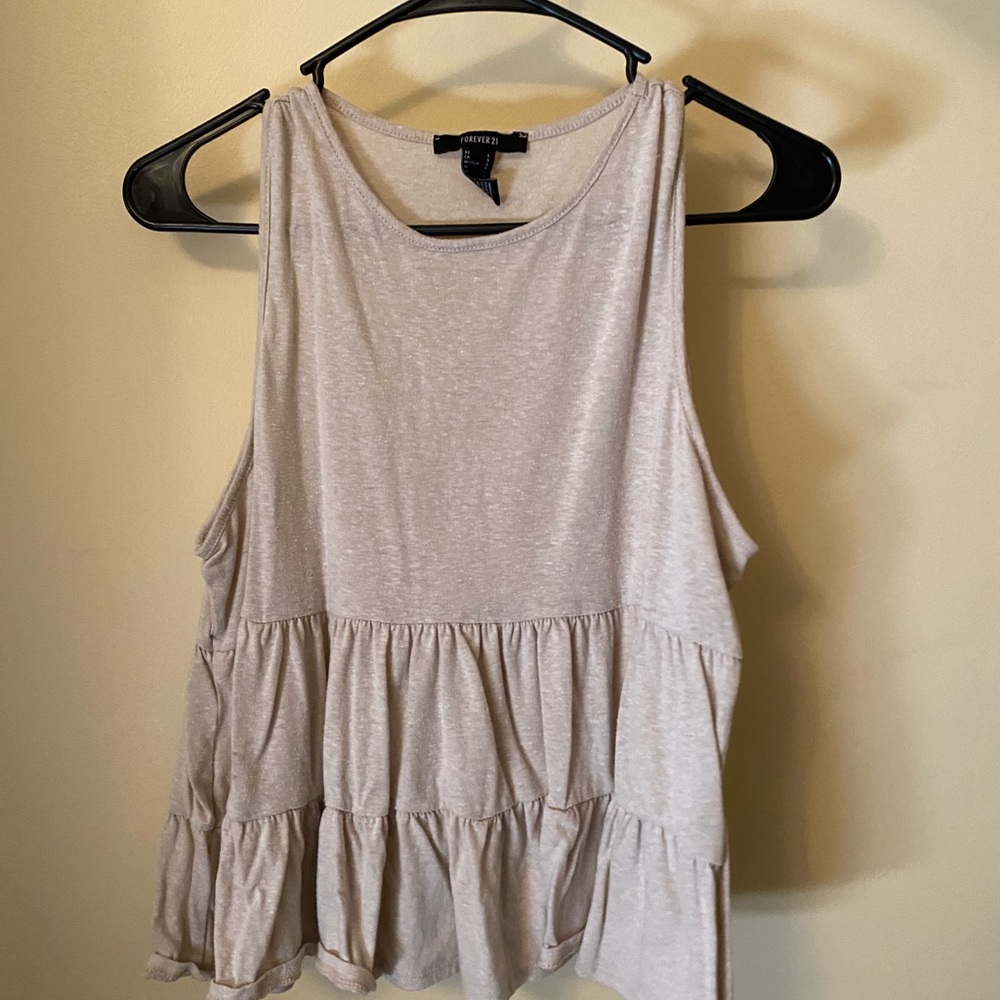 Forever 21 peplum top.